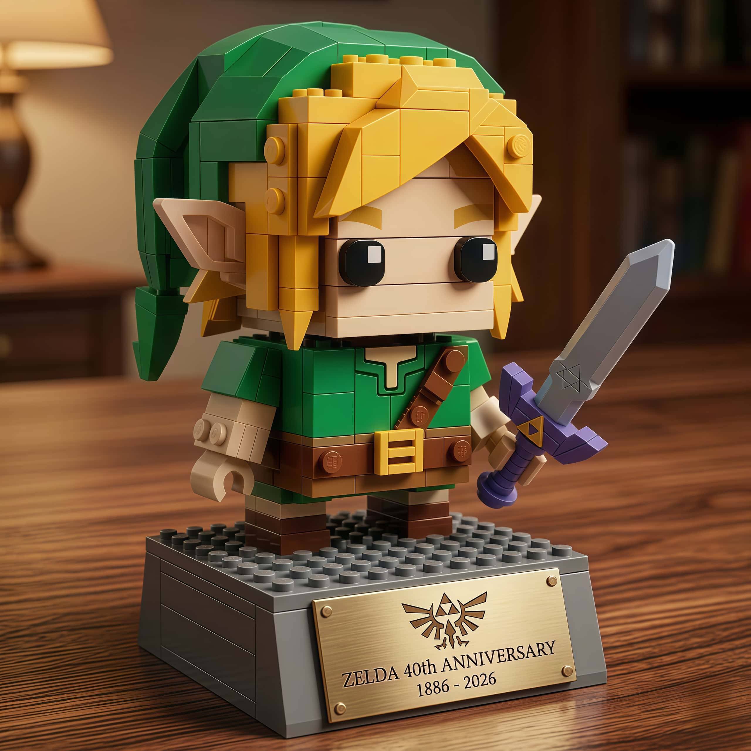 The Legend of Zelda 40th Anniversary Building Figure