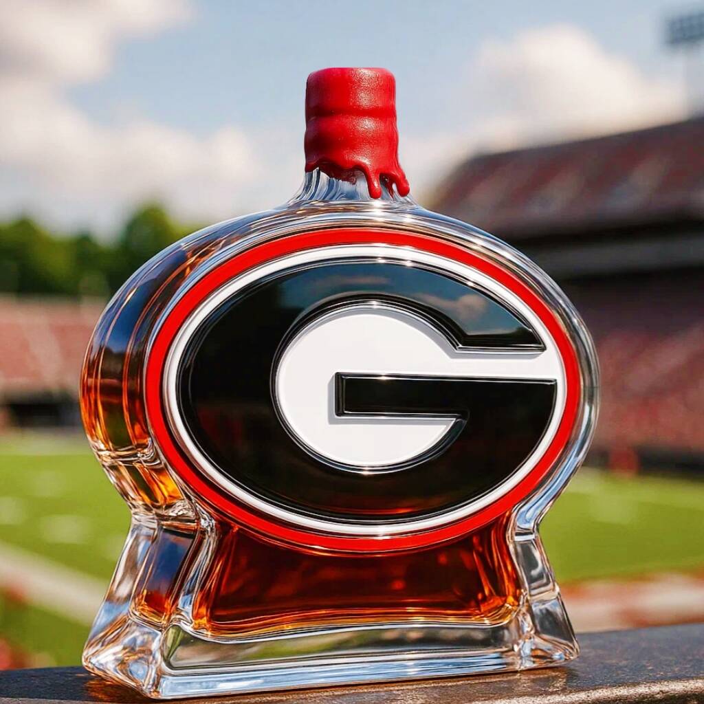 Georgia Bulldogs Whiskey Bottle