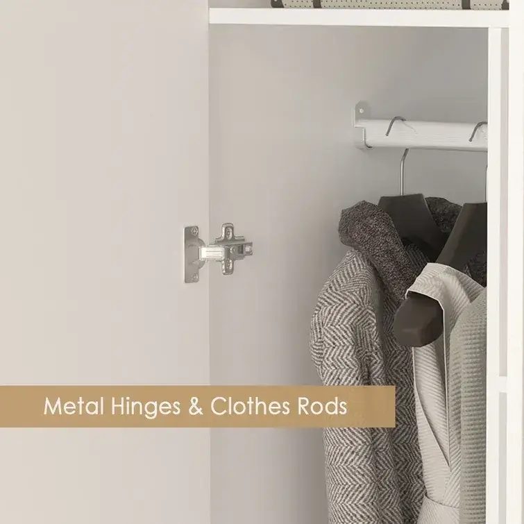 Solid + Manufactured Wood Armoire