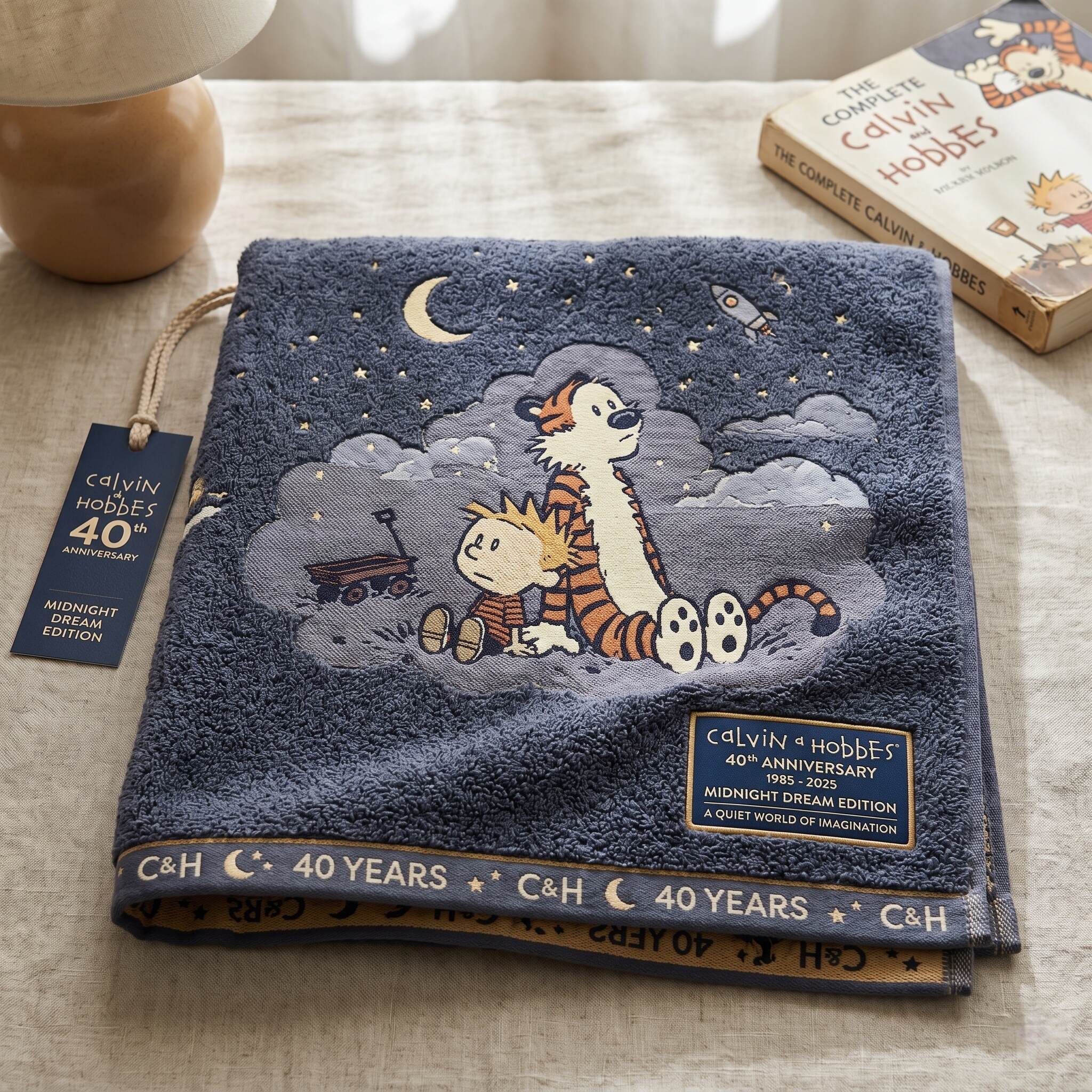 Calvin & Hobbes 40th Anniversary Collector Fabric Piece