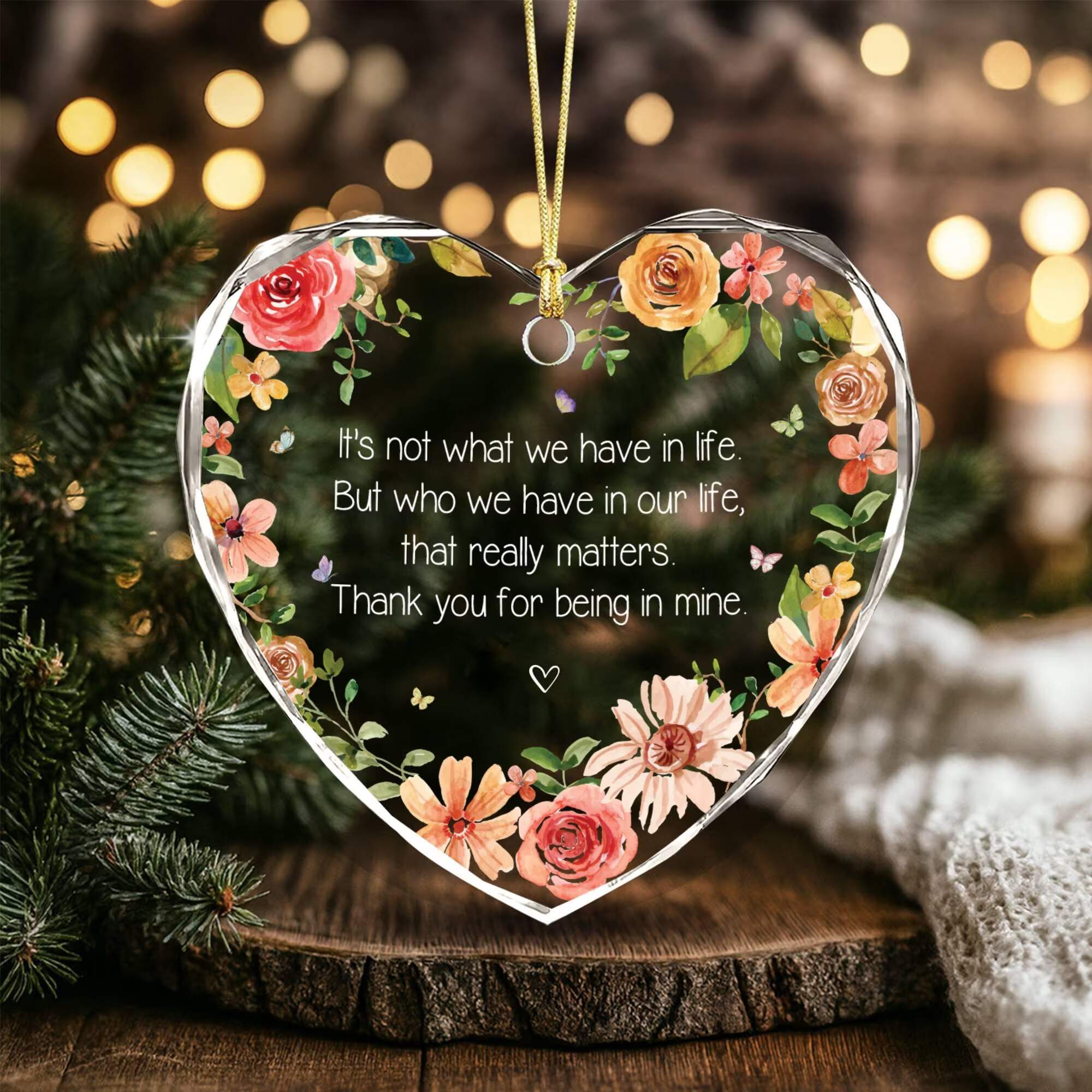 Bestie Glass Keepsake