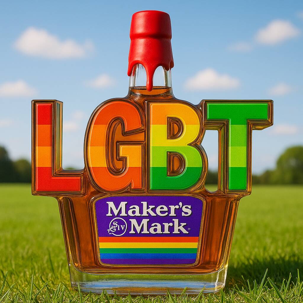 LGBT Whiskey Bottle