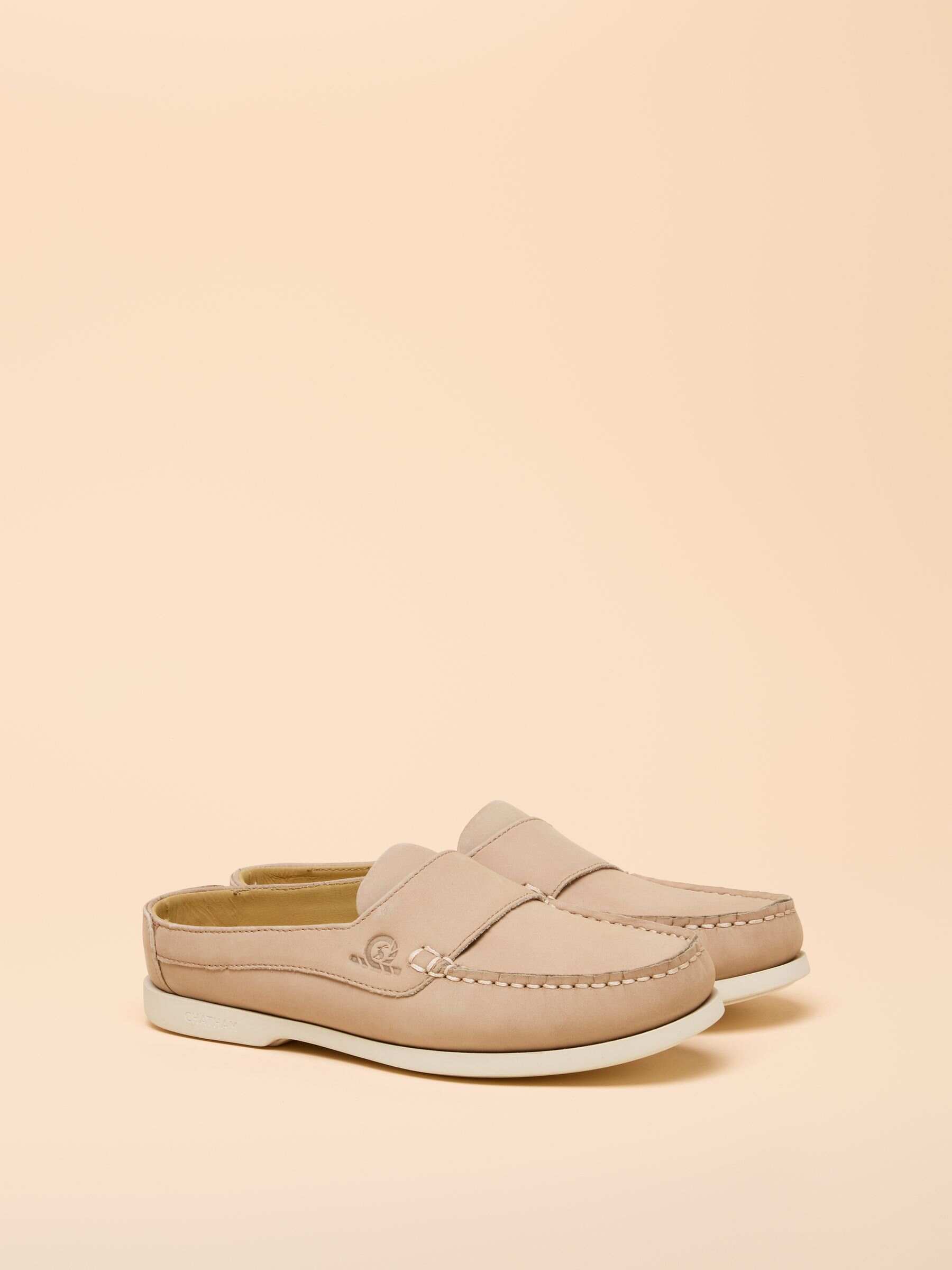 Joules x Chatham Sand Quay Nubuck Leather Deck Shoes