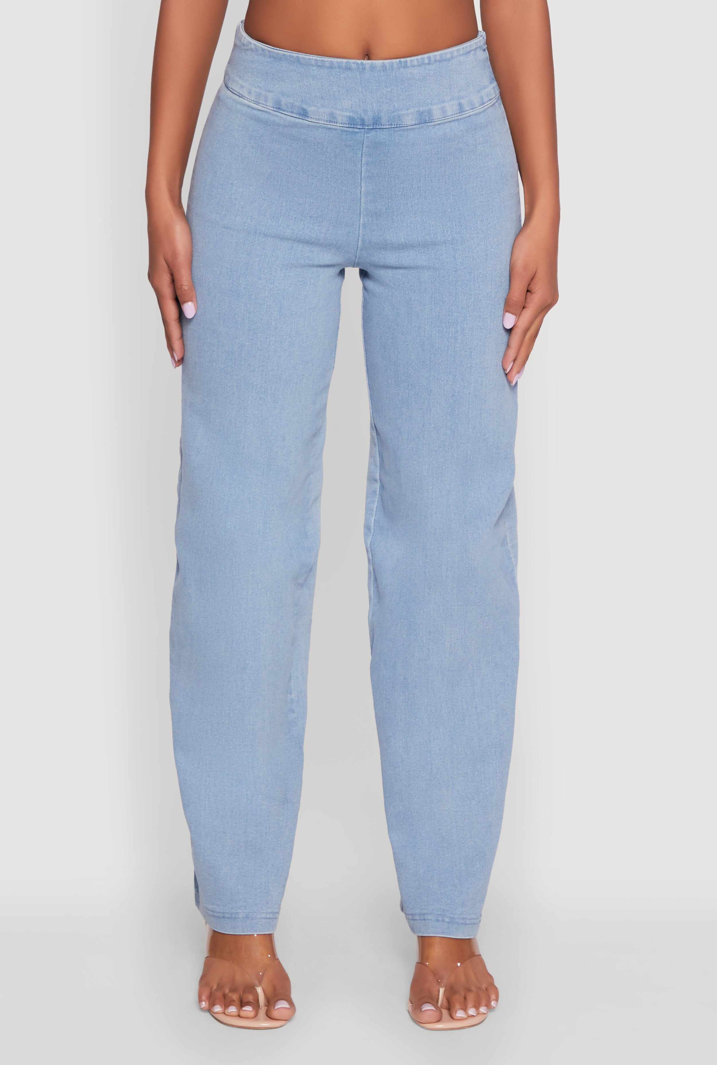 Haute Monde High Waisted Wide Leg Jeans