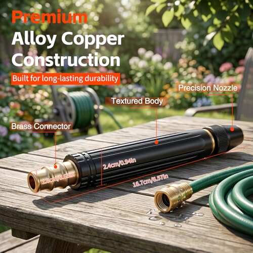 【FathersDayGift】Home High-Pressure Car Wash Spray Gun (Includes Booster Nozzle and Hose Clamp) — An Essential Choice for Watering Flowers and Vegetables, and Cleaning Your Beloved Car.