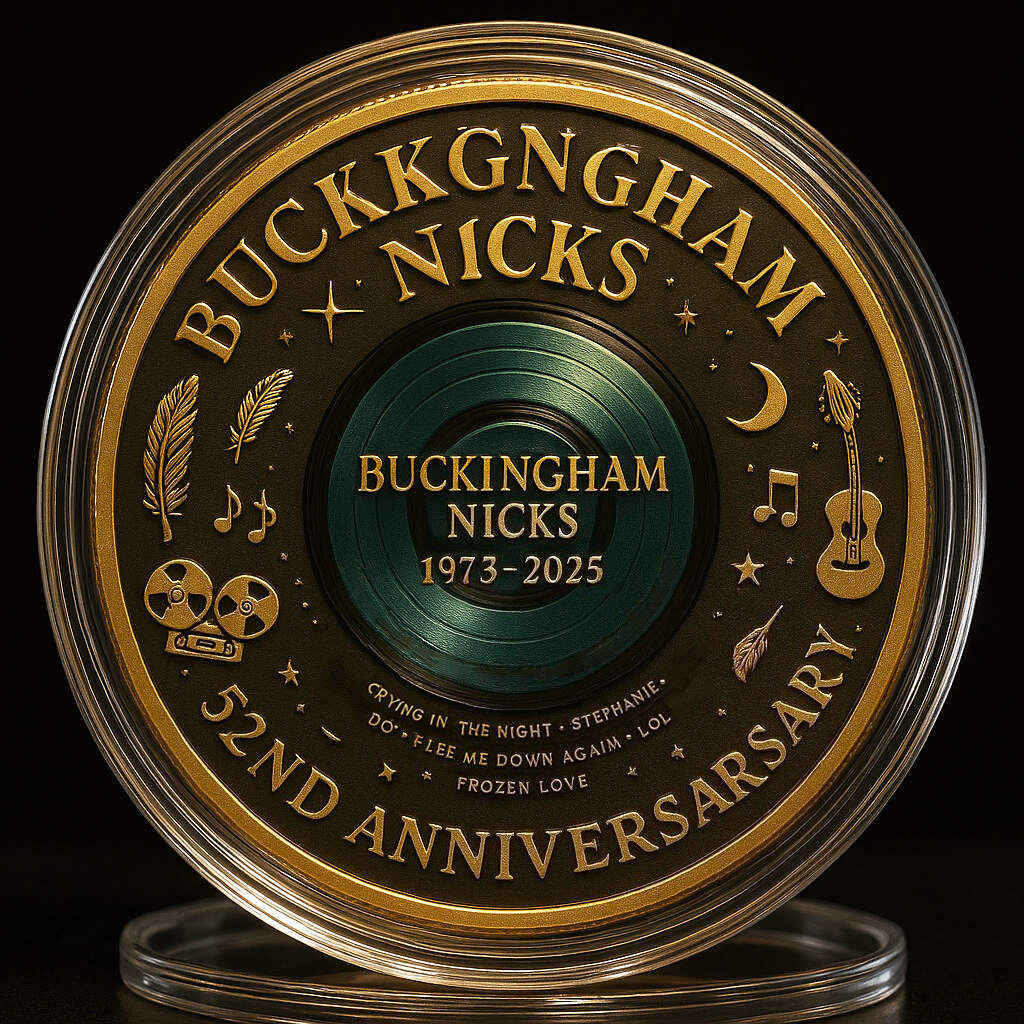 Buckingham Nicks 52nd Anniversary Coin