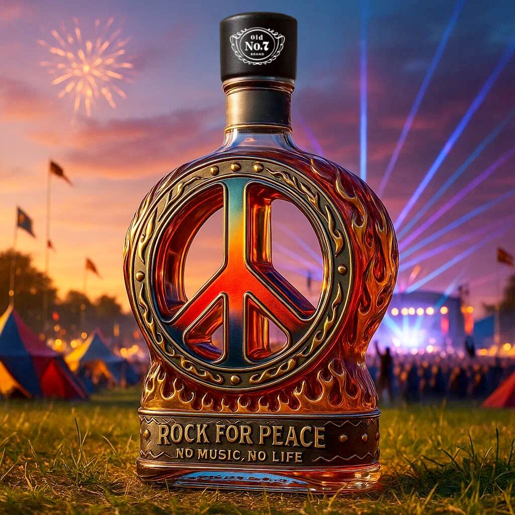Rock for Peace – Limited Edition Whiskey Bottle