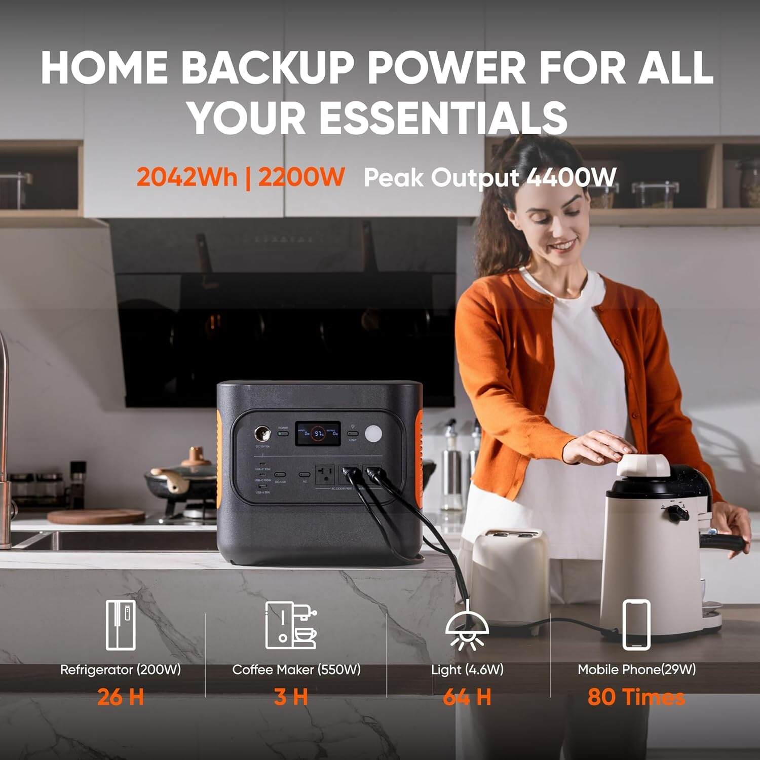 🔥Spring Fresh Sale 🎁2000 v2 Portable Power Station