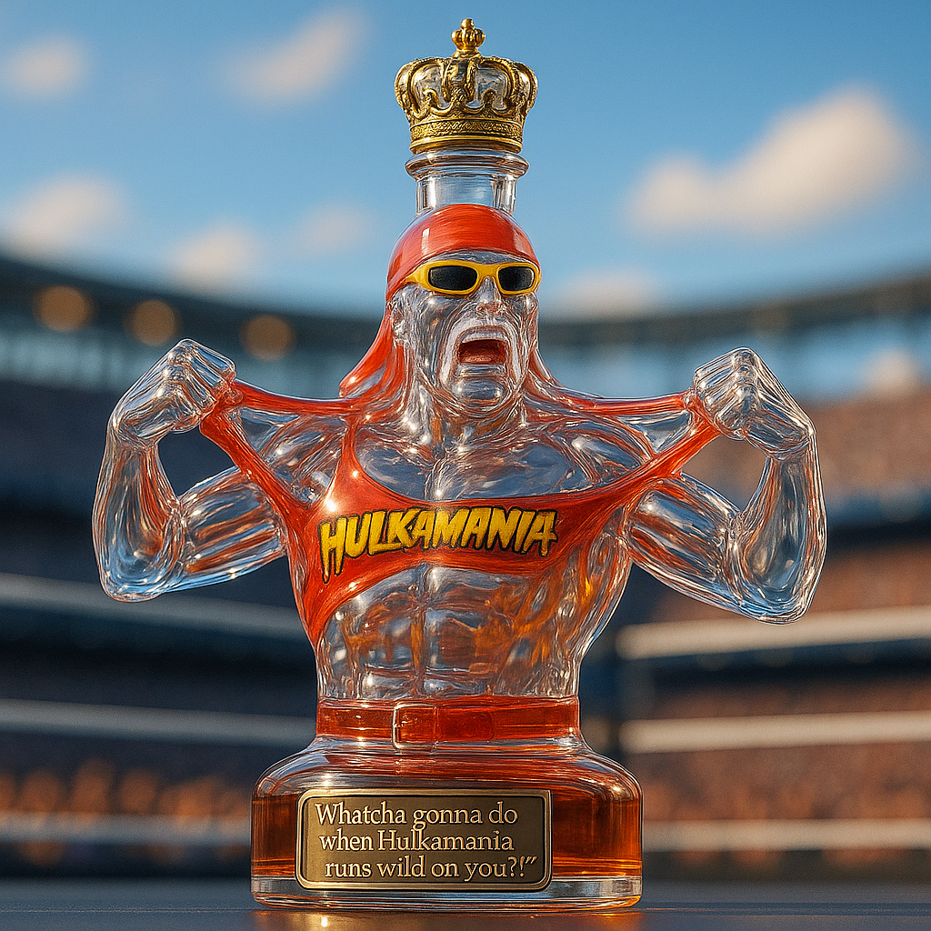 Hulk Hogan Memorial Whiskey Bottle