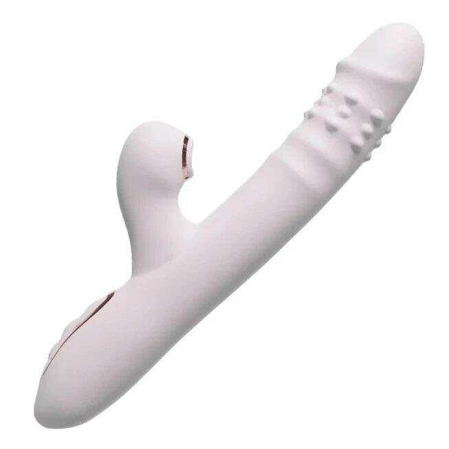 Multifunctional Suction & Licking Dildo – Thrusting Vibration Anal & Vaginal Stimulator