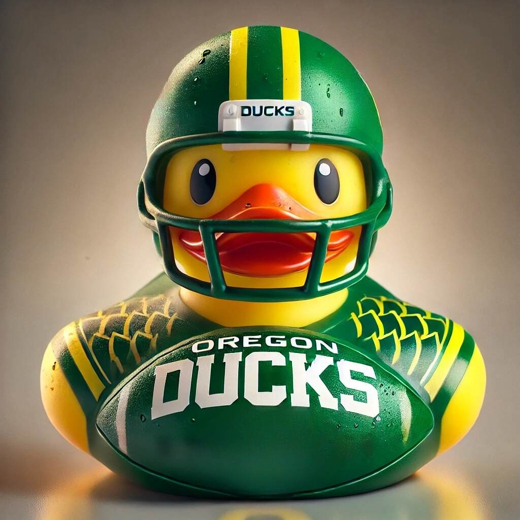 College Football Rubber Duck