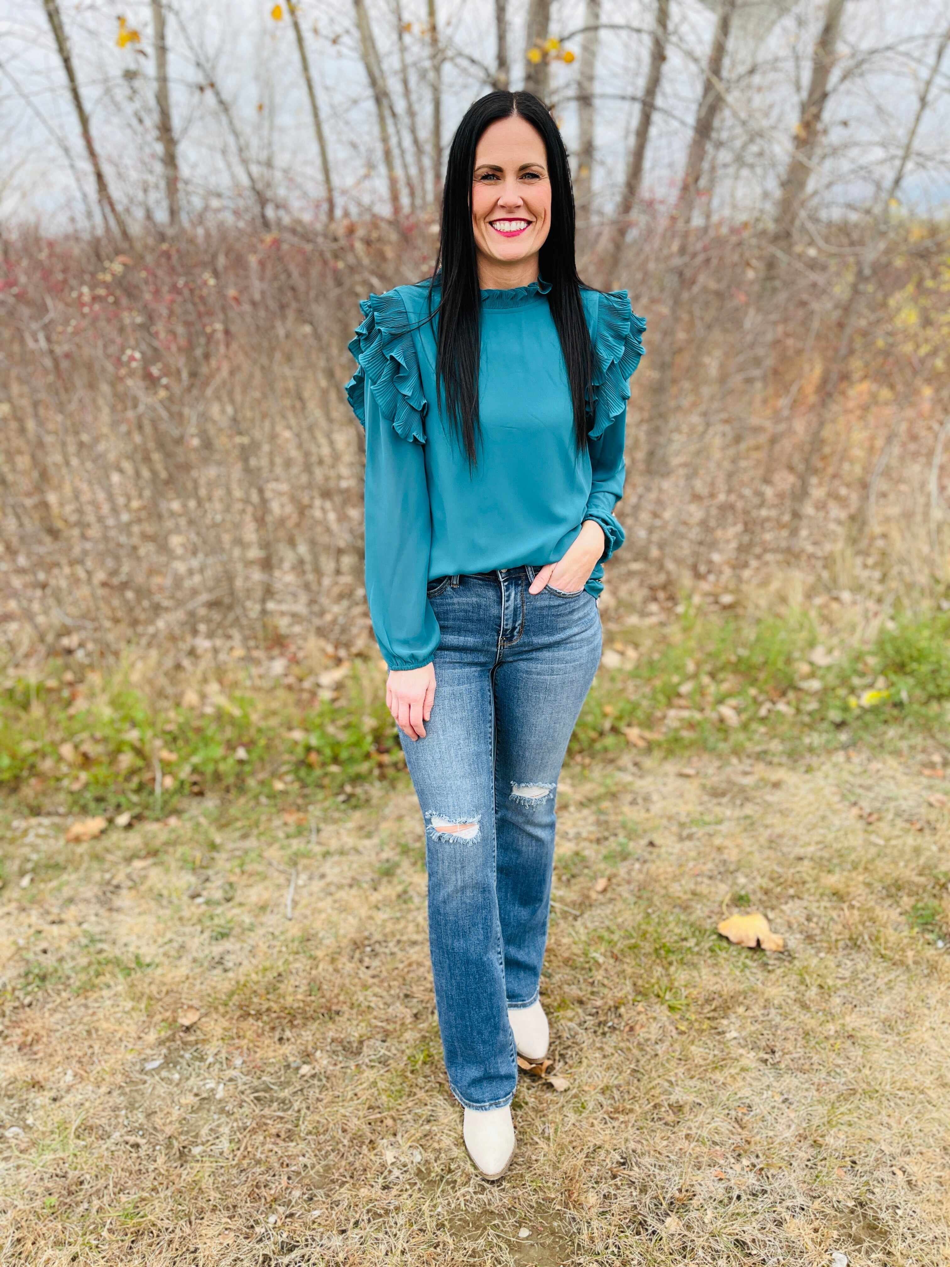 PLUS/REG Feelin' Slim Bootcut Jeans