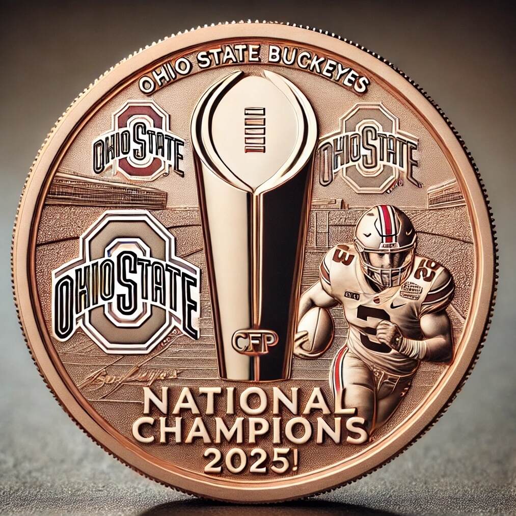 Cheer! Ohio State Buckeyes Champions Coin