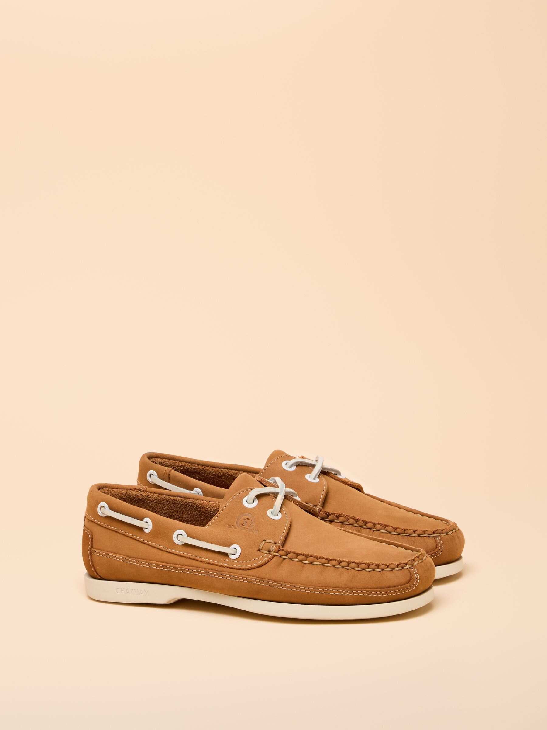 Joules X Chatham Brown Pier Deck Shoes