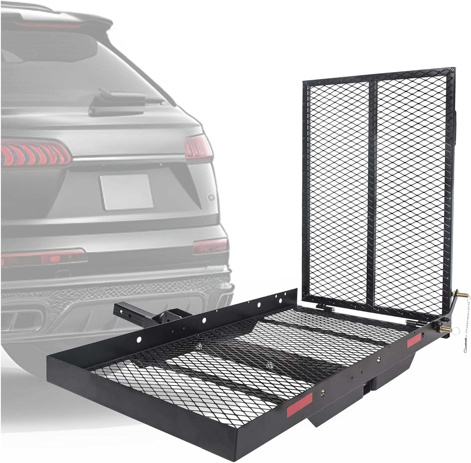 Mount Cargo Scooter Carrier Rack w/Foldable Ramp 3