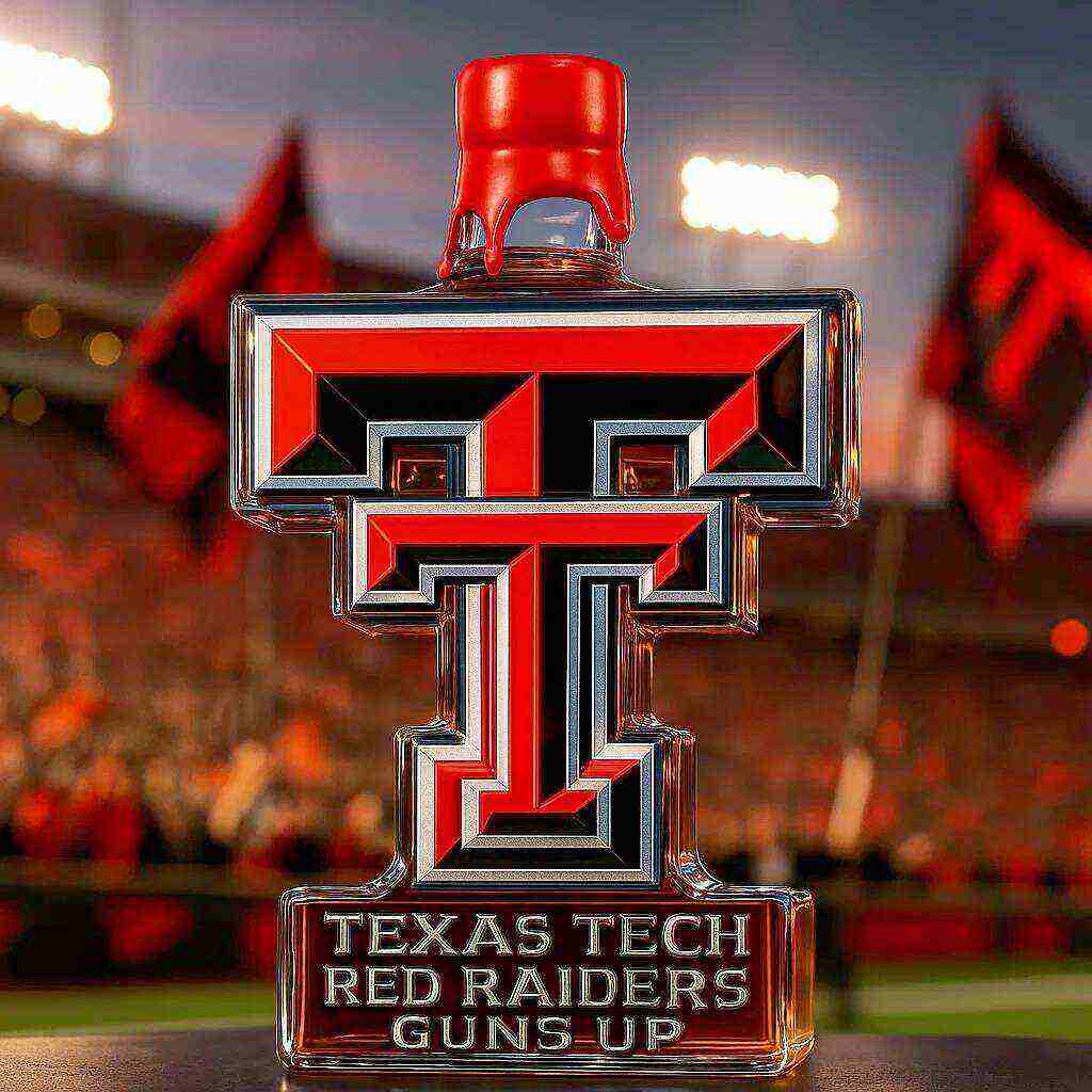 TEXAS TECH Red Raiders Limited Edition Collector’s Whiskey Bottle