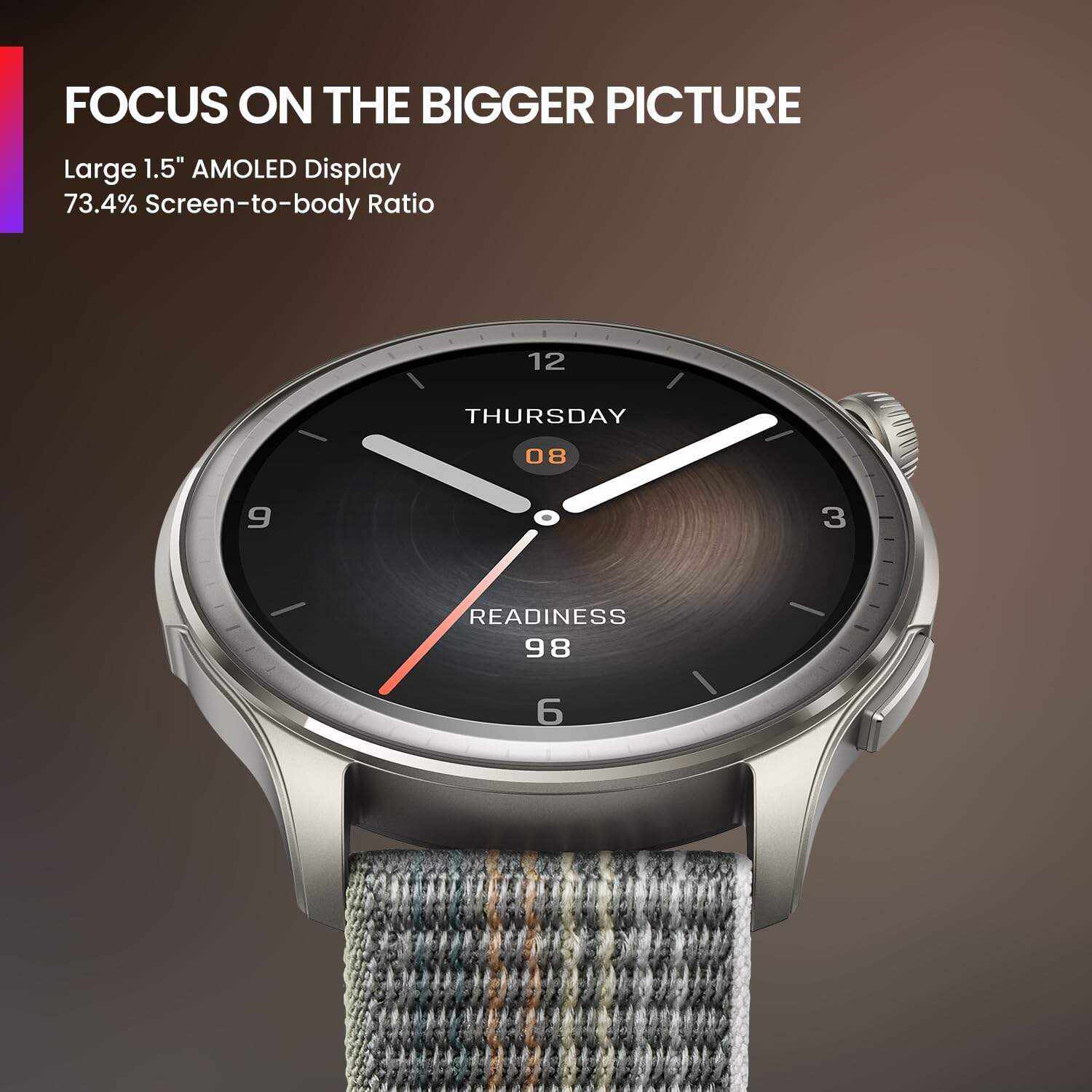 Amazfit GTR 4 Limited Edition Smart Watch for Men Women, Wireless Charging,14-Day Battery Life, Alexa Built-in, Dual-Band GPS & Route Navigation, Strength Exercise Recognition, Answer/Make Calls