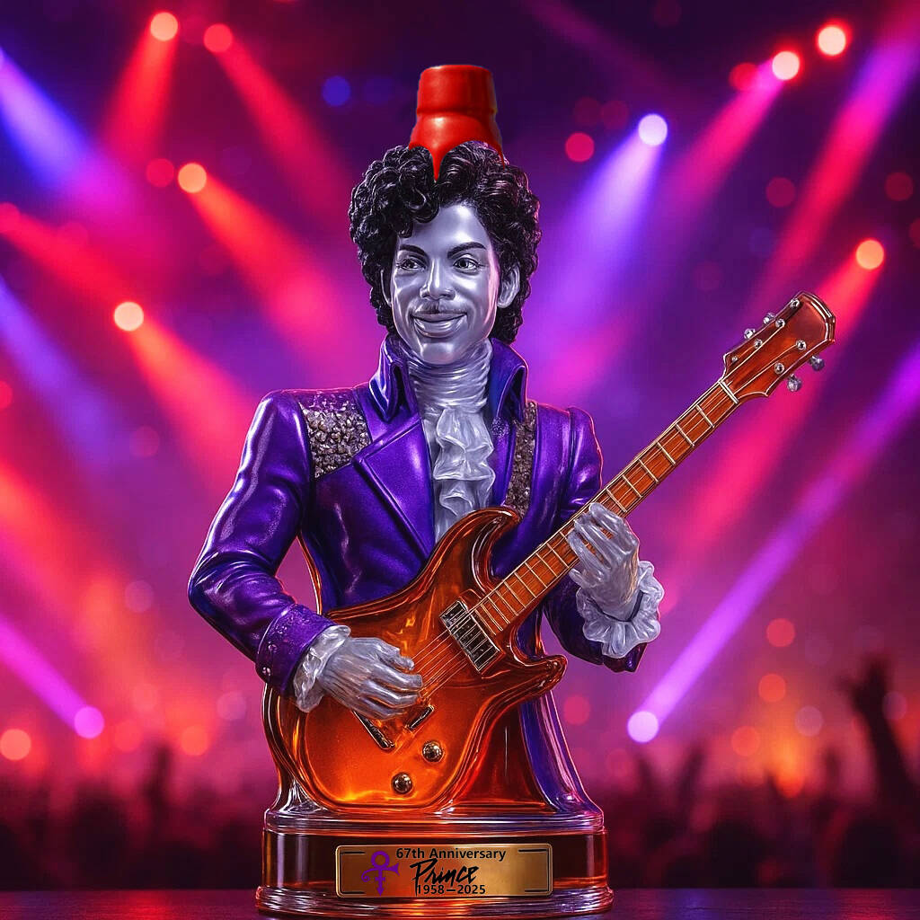 Prince Rogers Nelson Edition Whisky Bottle