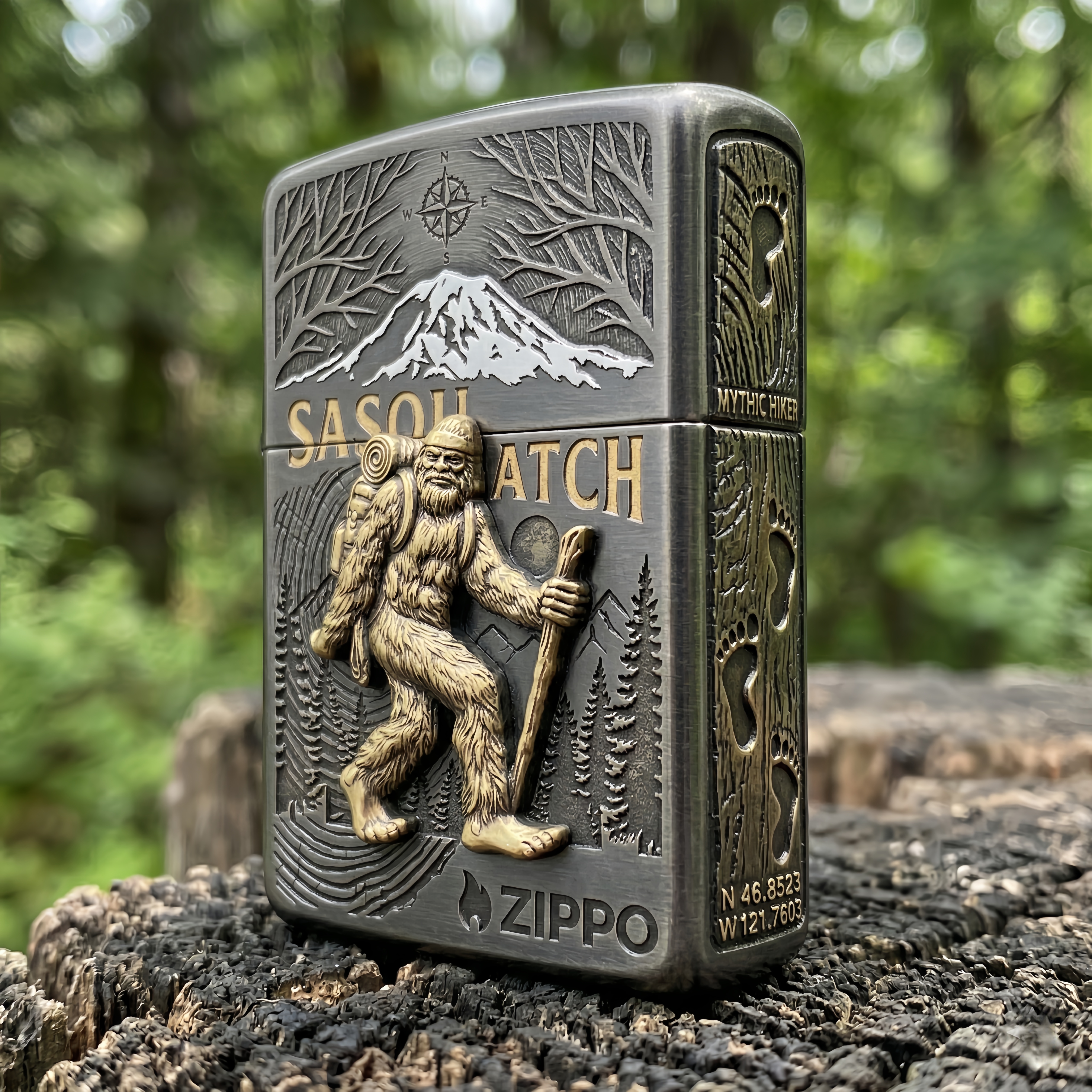 Mount Rainier Sasquatch Collectible Lighter