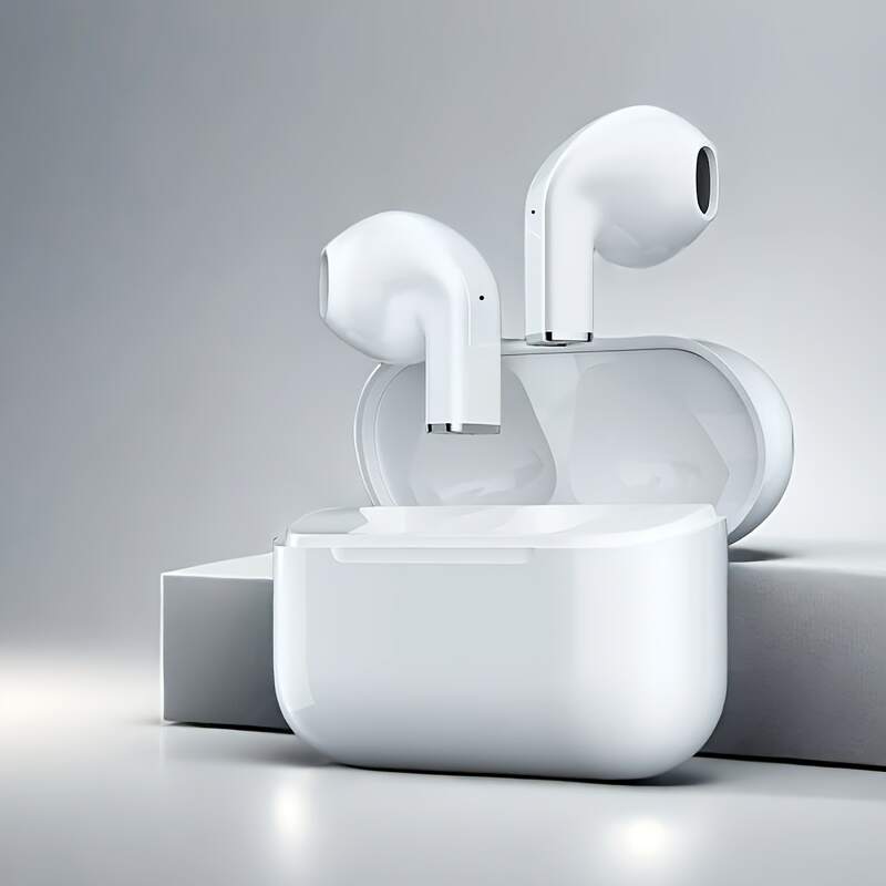 Wireless Earbuds with Volume Control, Semi-Open Design, High-Fidelity Sound, Touch Control, Lightweight for Gaming for Android for iPhone Cellphone Games Earpieces Smart Headphones