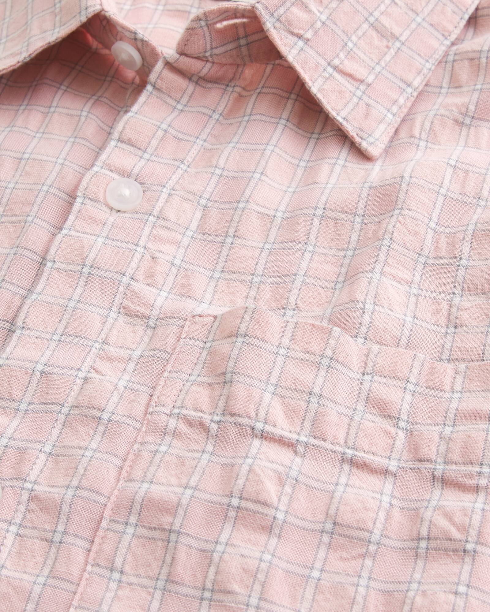 Boxy Short-Sleeve Pocket Shirt