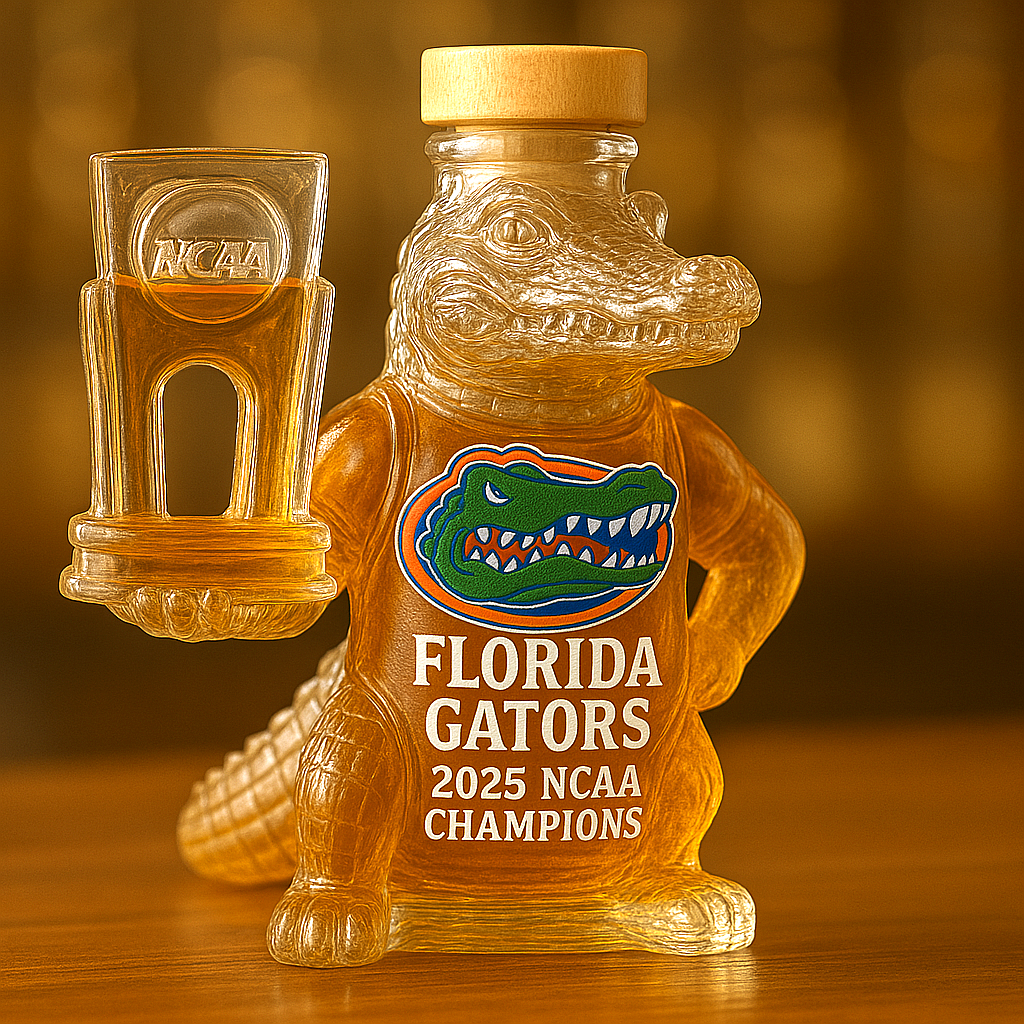 2025 Florida Gators NCAA Championship Mascot Bottle