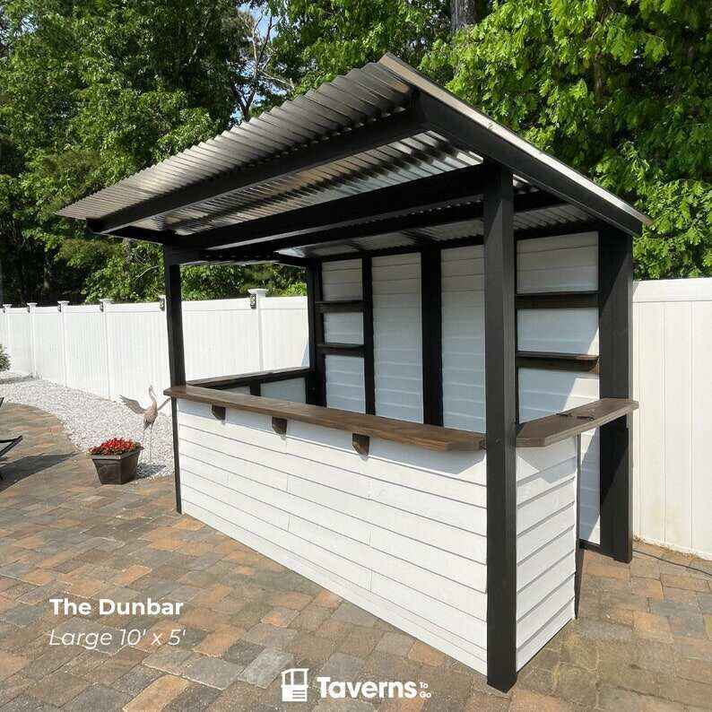 THE ORIGINAL Yard Bar - The Dunbar 10x5 (Large) by Taverns-To-Go