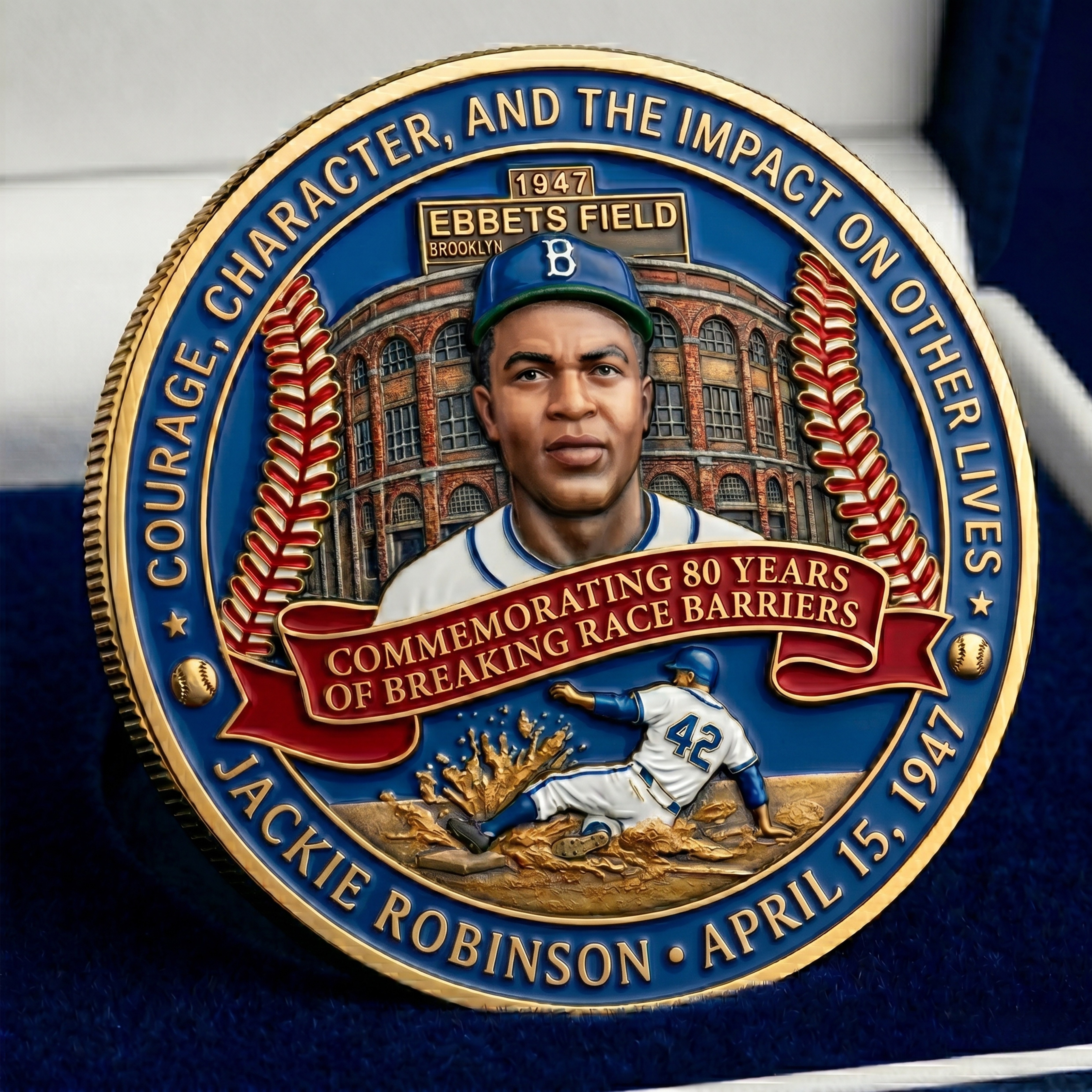 🥇 Jackie Robinson 80th Anniversary Commemorative Coin
