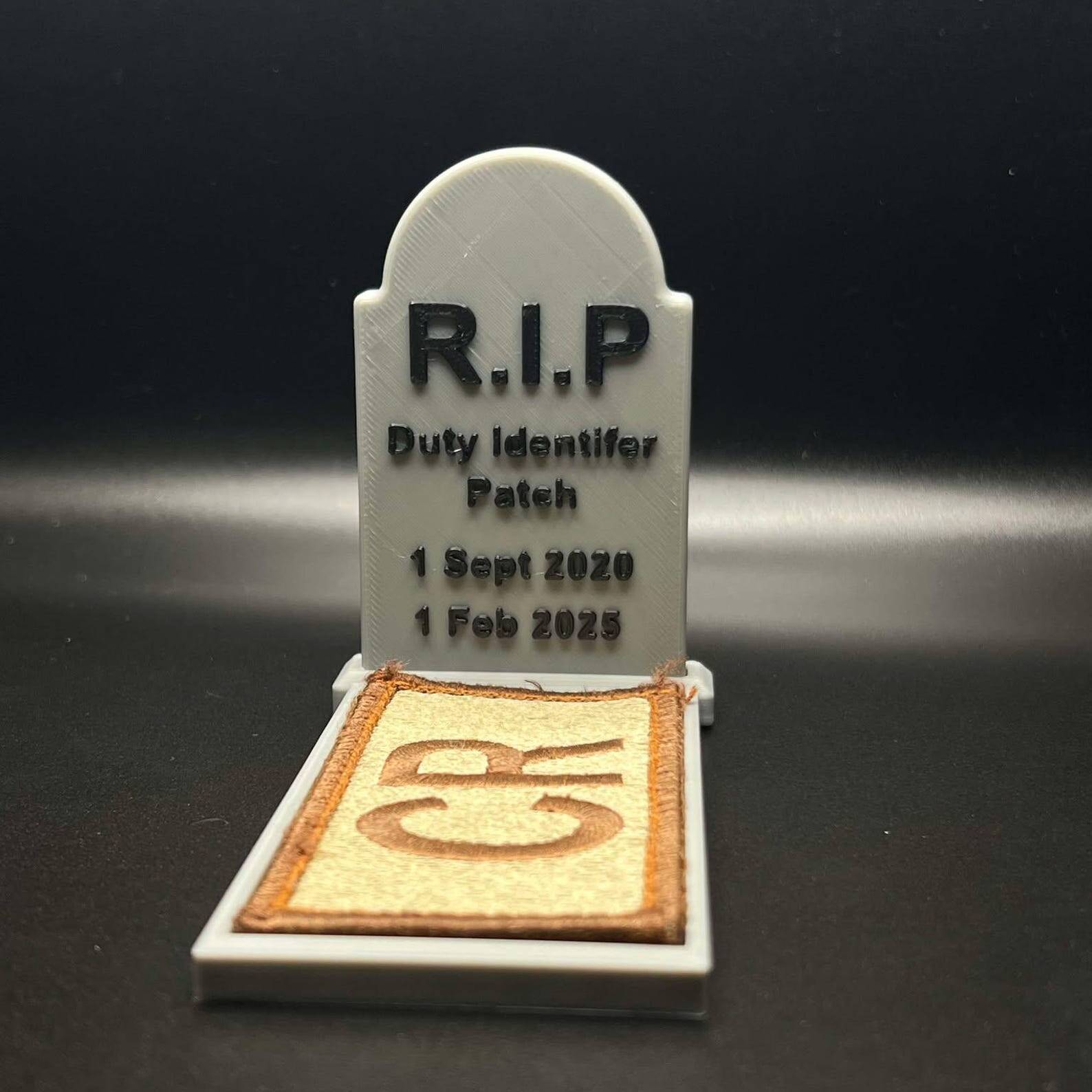 Funny USAF Duty Identifier Tombstone