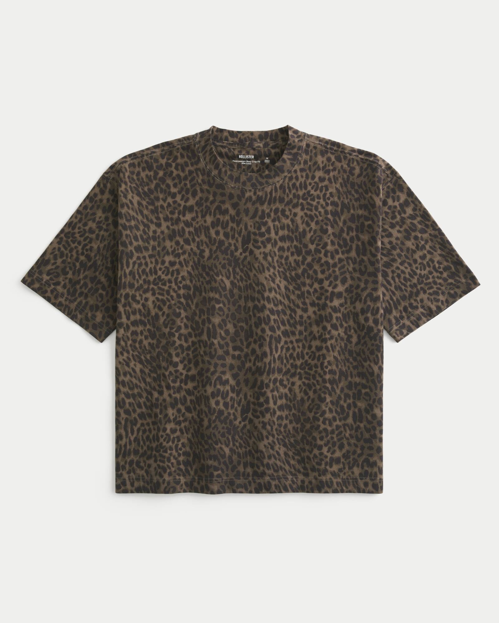 Boxy Heavyweight Crop Crew T-Shirt