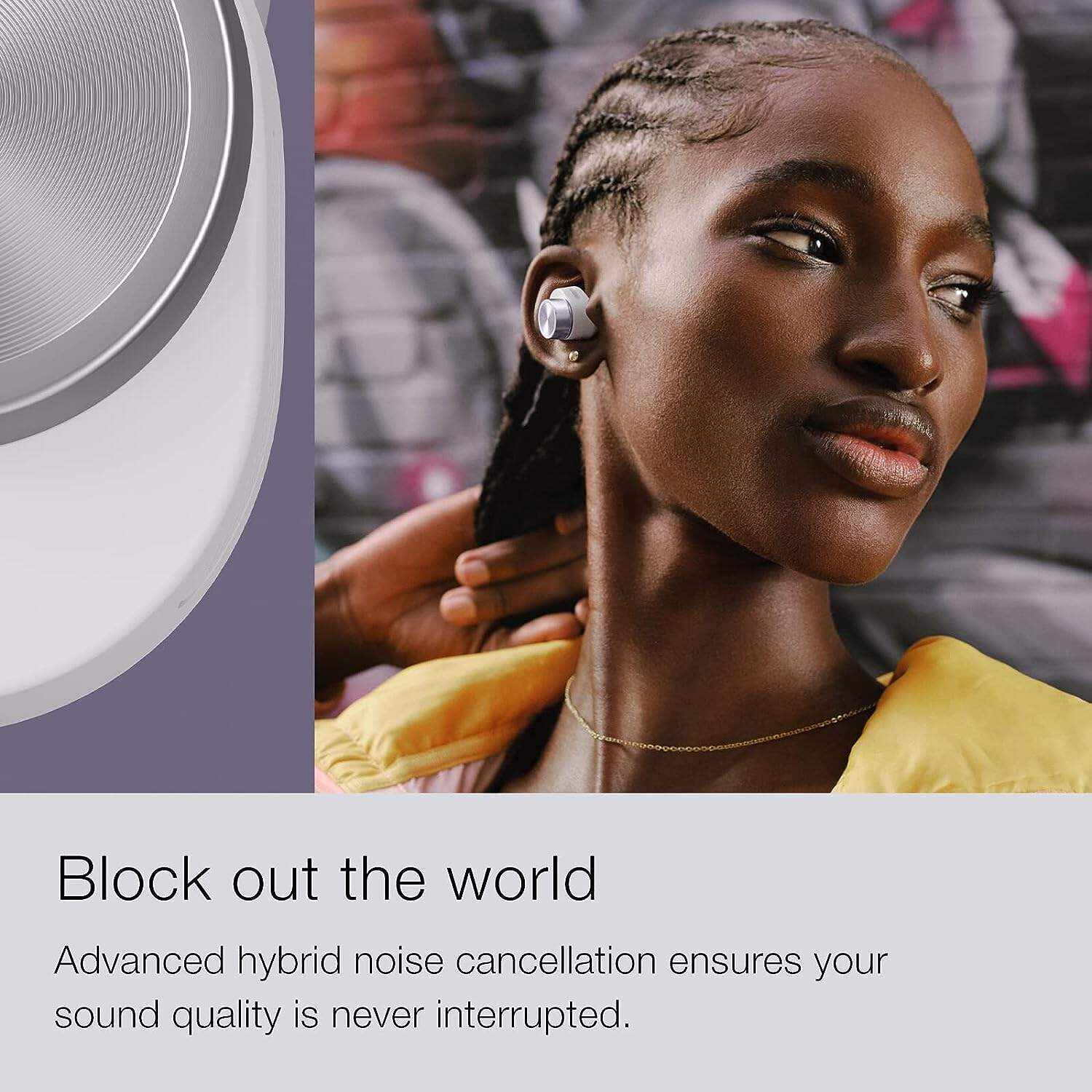 Bowers & Wilkins Pi5 S2 True Wireless Earphones, in-Ear Bluetooth Earbuds with Mic, Active Noise Cancellation, 16-Hr Battery, Android/iOS, Powerful Sound, Extreme Comfort, Sage Green (2023 Model)