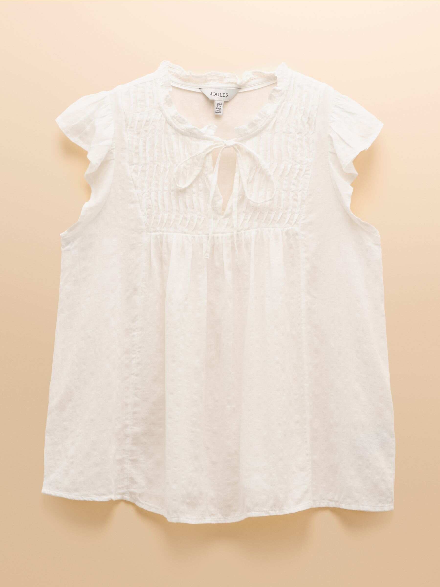 Nolan Black Sleeveless Smocked Blouse
