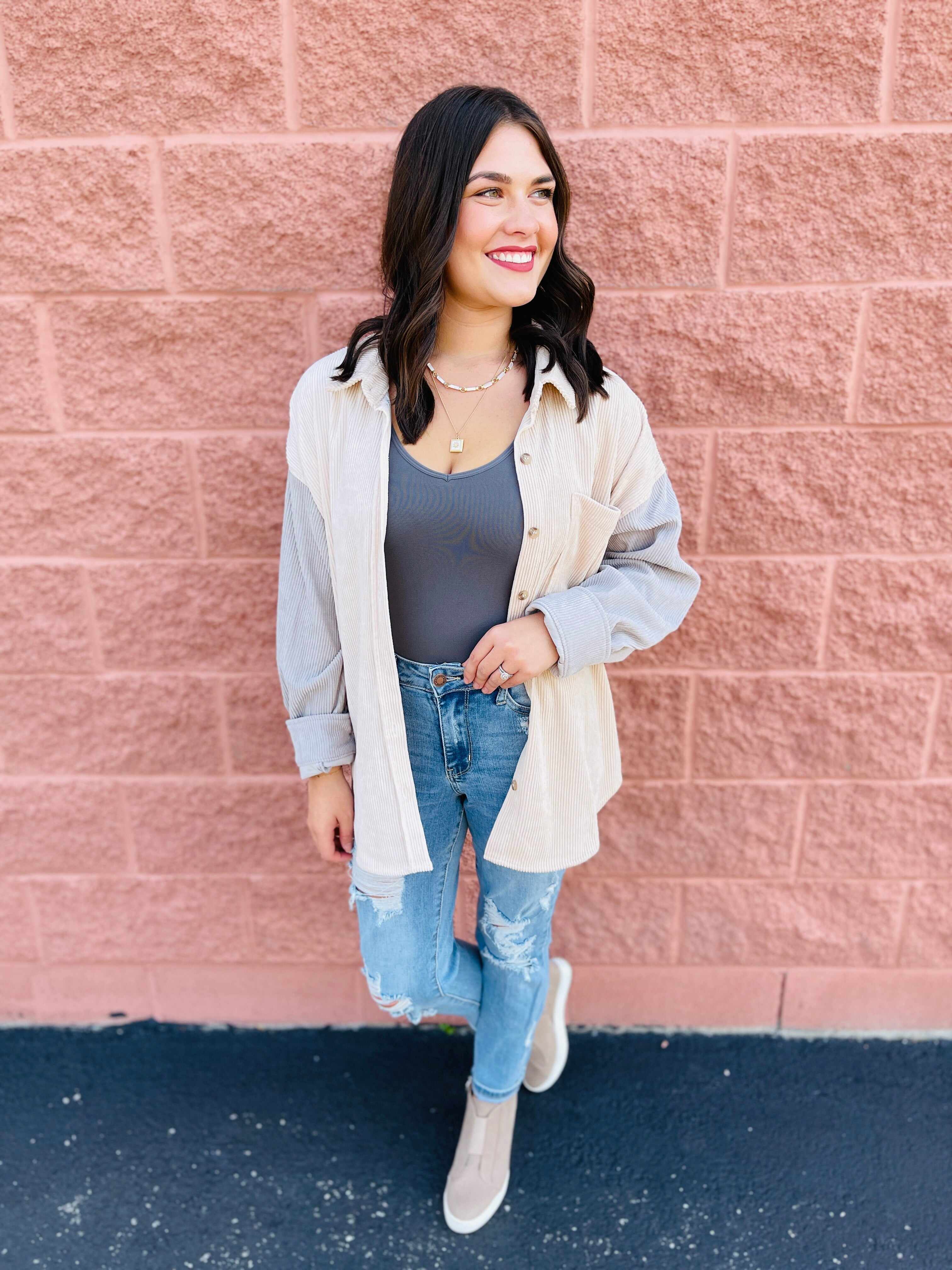 Plus/Reg Don’t Be Distressed Boyfriend Jeans
