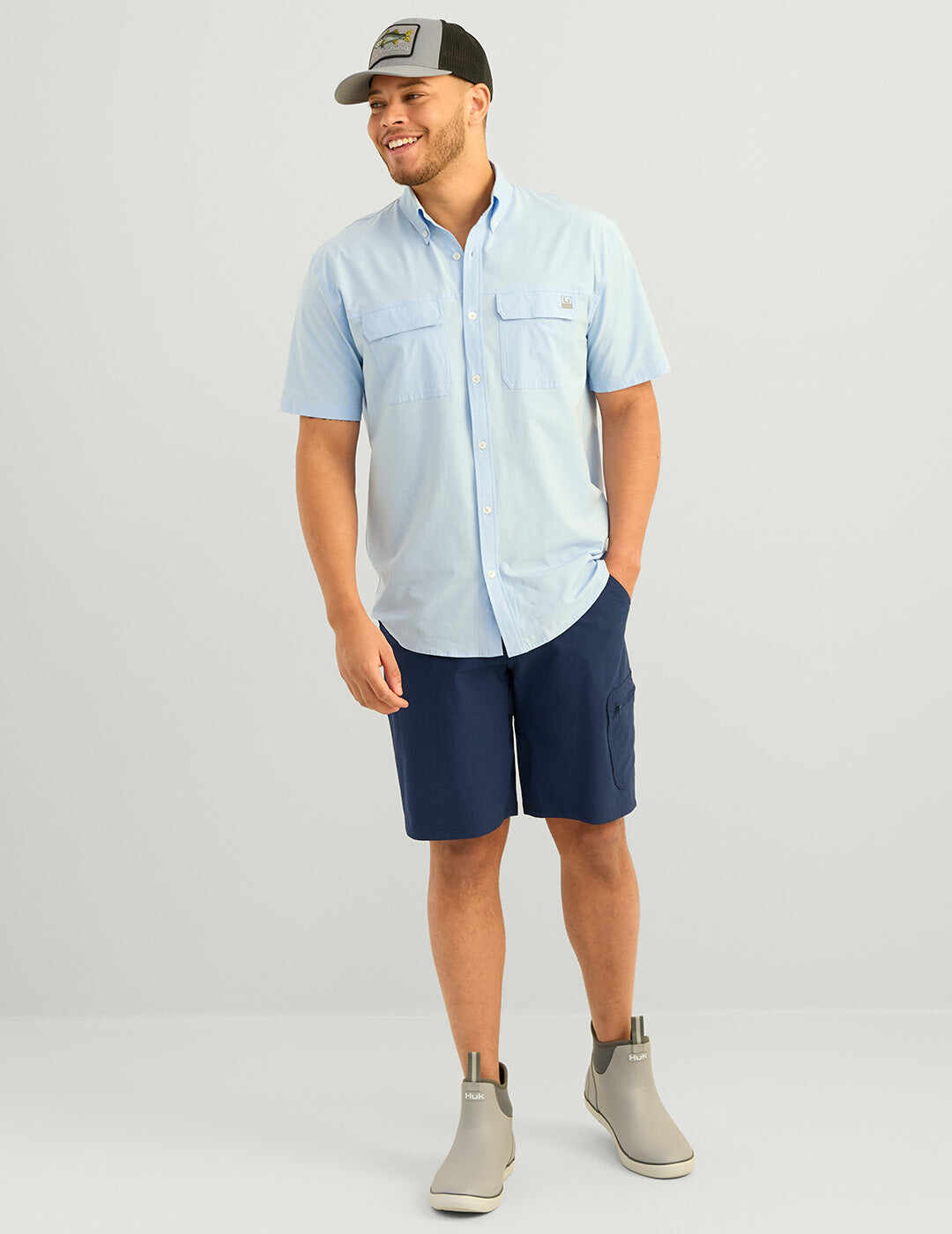 Next Level Short Sleeve Button-Down