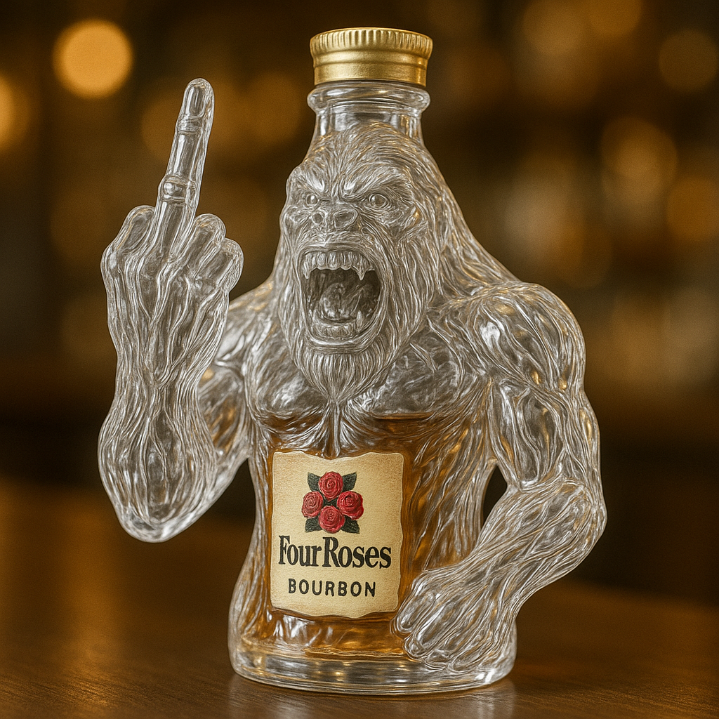 Bigfoot Whiskey Bottle