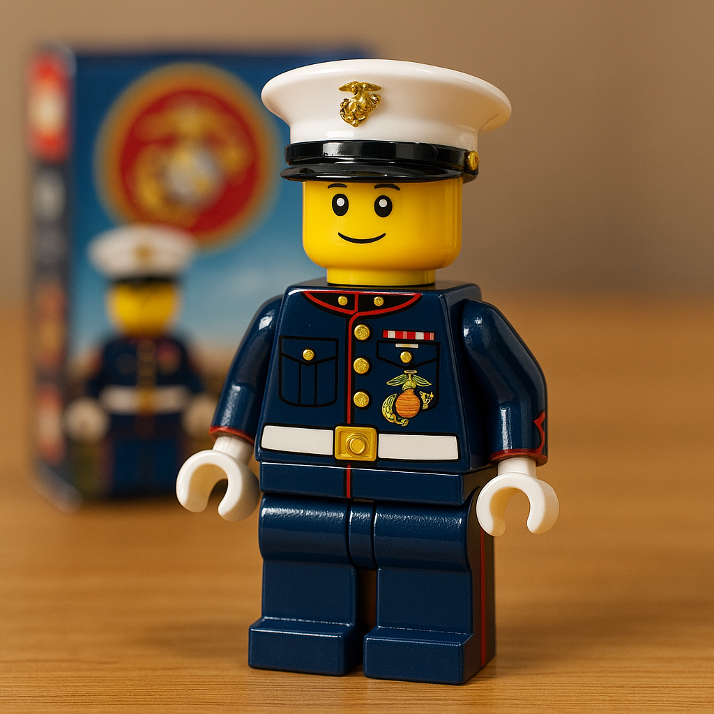 Veterans Tribute Building Block Minifigure