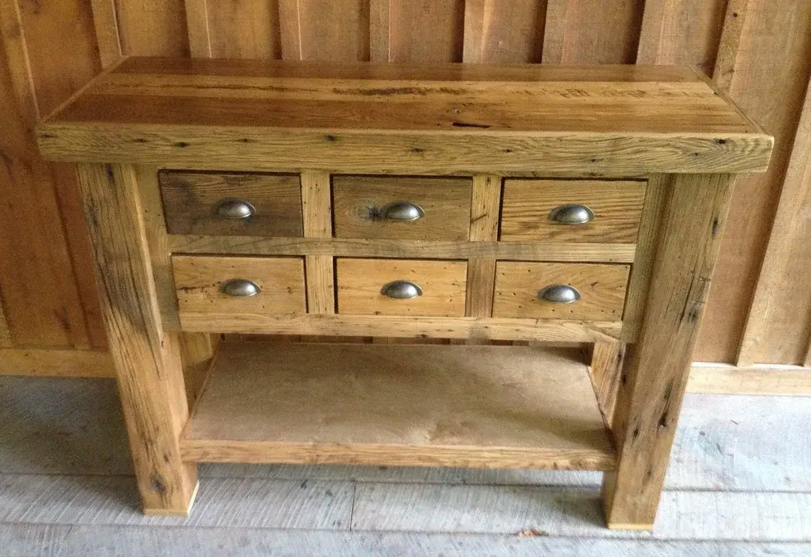 Reclaimed Chestnut Sideboard Table