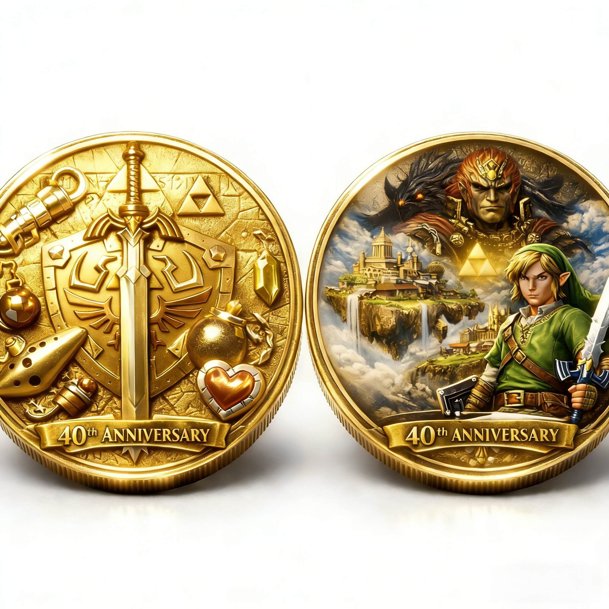 🪙 The Legend of Zelda 40th Anniversary Collector Coin