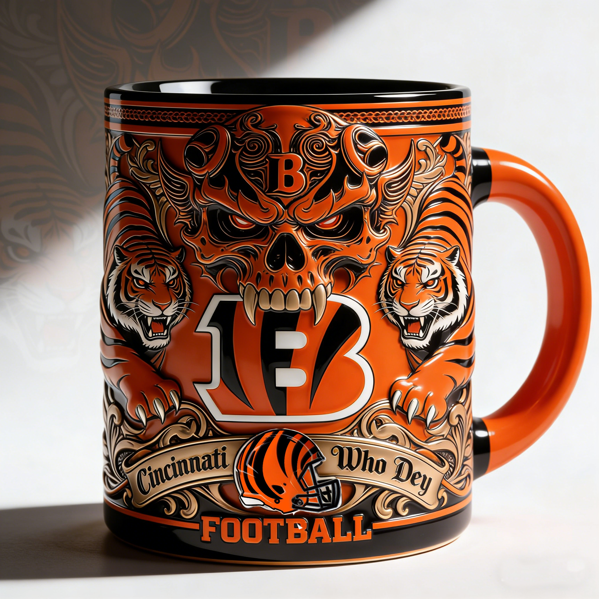 Bengals Skull Mug