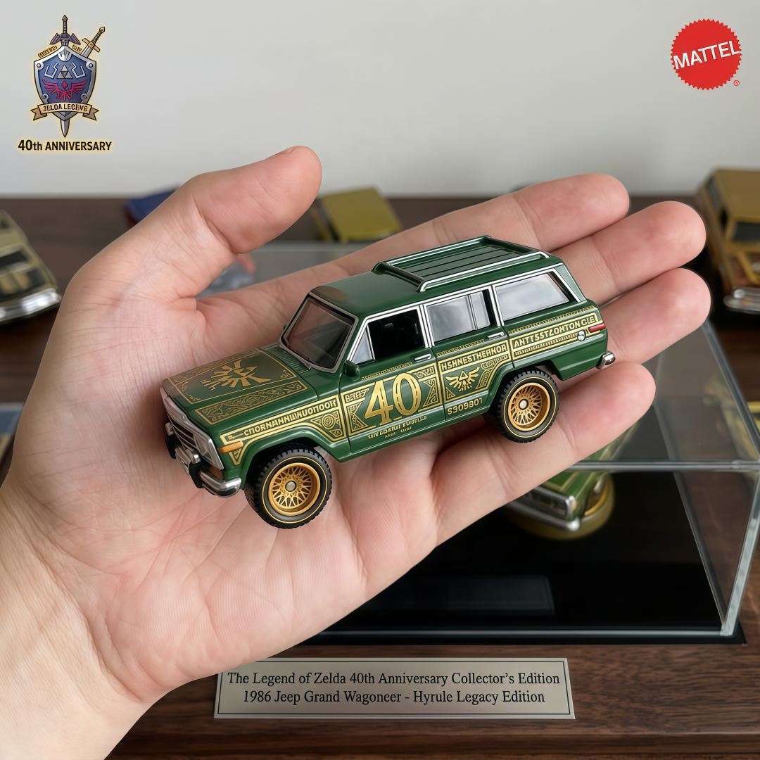 Hot Wheels 1986 Zelda Heritage Jeep （40th Anniversary）