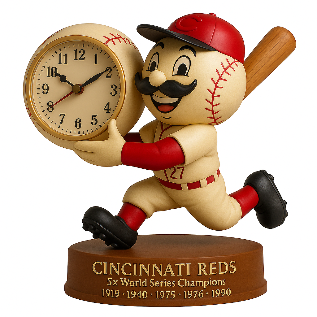 👉 Cincinnati Reds Limited Edition Clock – Celebrate 5x World Series Glory!