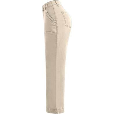 ⚡SPRING SALE⚡- Double Button Mid Waist Straight Leg Pants