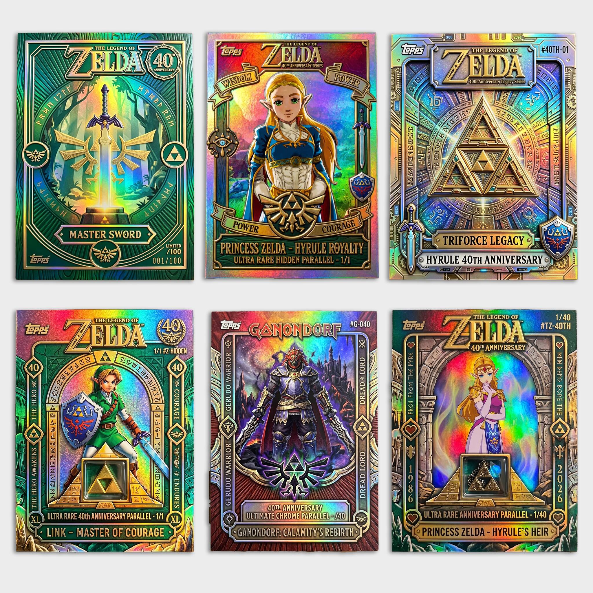 The Legend of Zelda 40th Anniversary Premium Trading Card Box