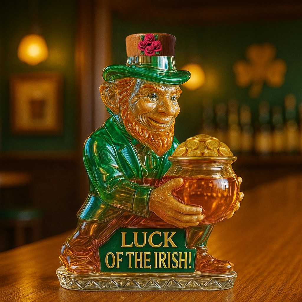 🍀 Leprechaun Irish Whiskey Bottle