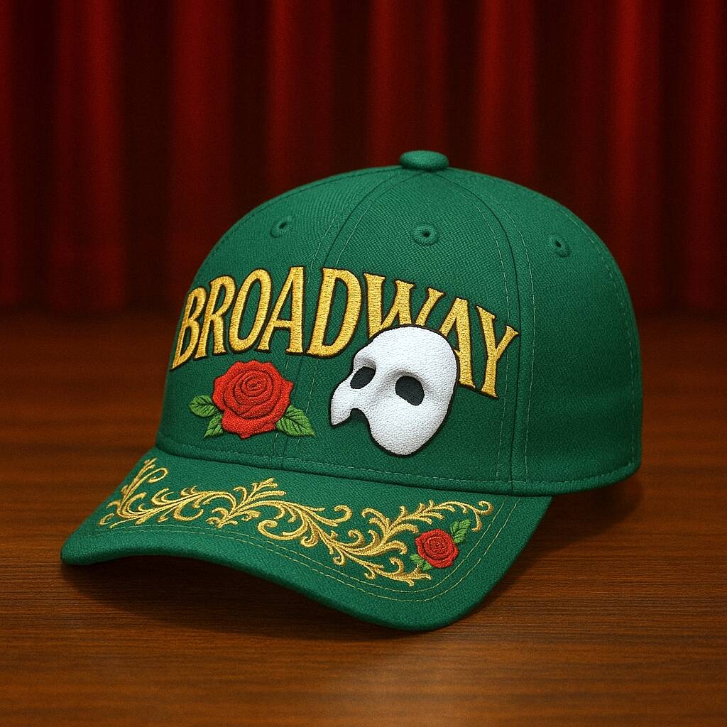Broadway Hand-Embroidered Baseball Cap