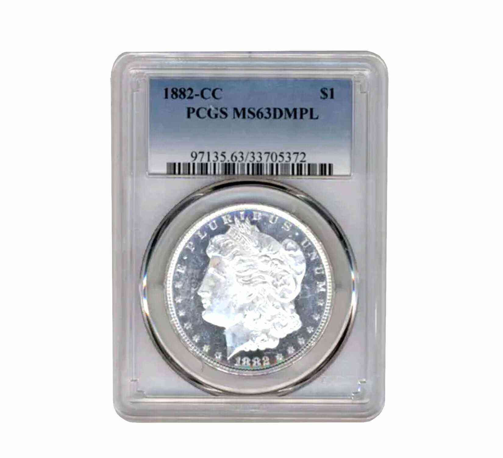 1882-CC Morgan Dollar MS63 PCGS