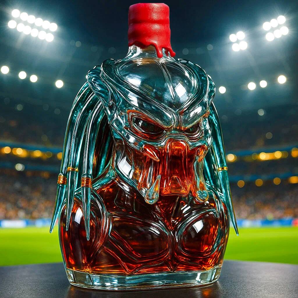 Predator 38th Anniversary Whiskey Bottle