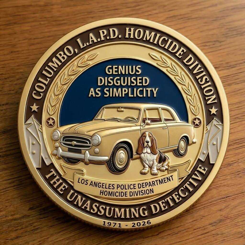 Columbo 55th Anniversary Coin！