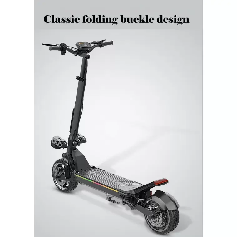 Powerful Motorized Foldable Electric Off-Road Scooter For All Terrain