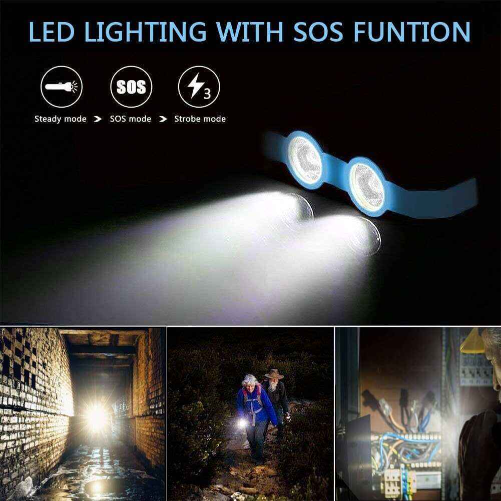 YELOMIN Solar Charger, 38800mAh Portable Solar Power Bank, Waterproof Battery Pack for Outdoor Activities, Camping External Backup Power Charger Dual USB 5V Outputs/LED Flashlights